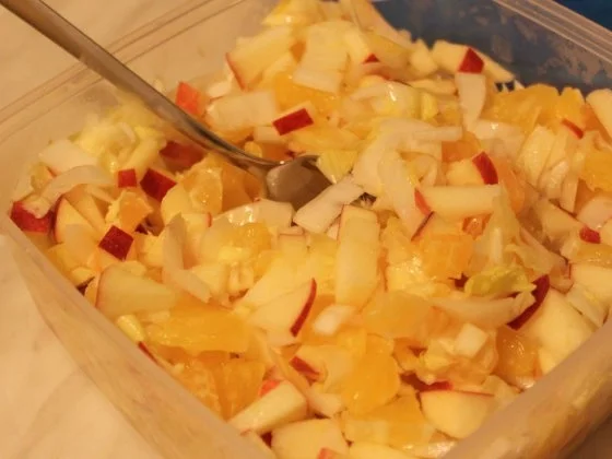 Rezept: Fruchtiger Chicorée-Salat Bild Nr. 2 Fruchtiger Chicorée-Salat - Rezept - Bild Nr. 2