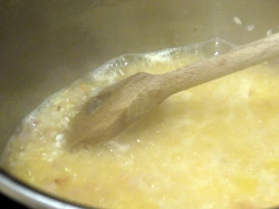 Rezept: Gremolata-Lachs mit Rosenkohl-Risotto Bild Nr. 7 Gremolata-Lachs mit Rosenkohl-Risotto - Rezept - Bild Nr. 7