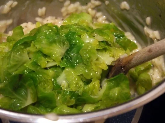 Rezept: Gremolata-Lachs mit Rosenkohl-Risotto Bild Nr. 9 Gremolata-Lachs mit Rosenkohl-Risotto - Rezept - Bild Nr. 9