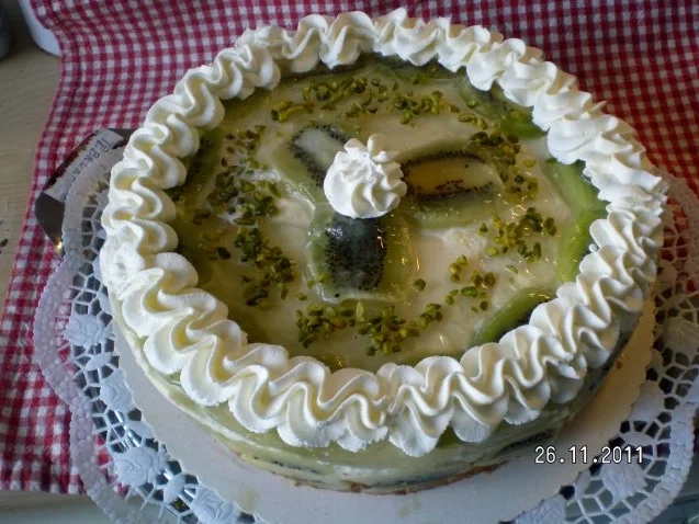 Rezept: Kiwitorte Bild Nr. 5 Kiwitorte - Rezept - Bild Nr. 5