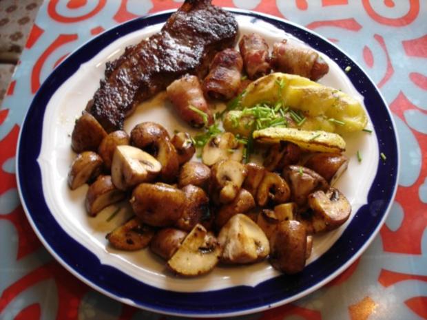 Roastbeef mit Beilagen - Rezept mit Bild - kochbar.de
