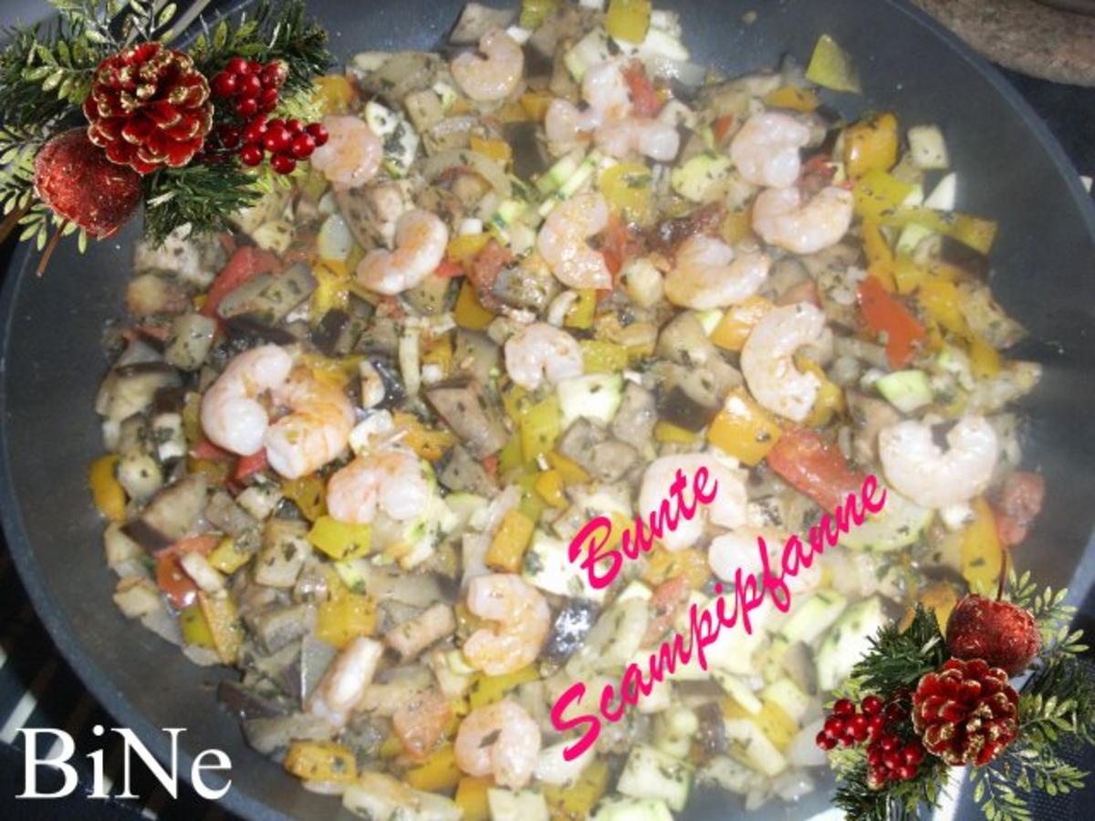 BiNe` S BUNTE SCAMPI - PFANNE - Rezept Gesendet von Bine13100