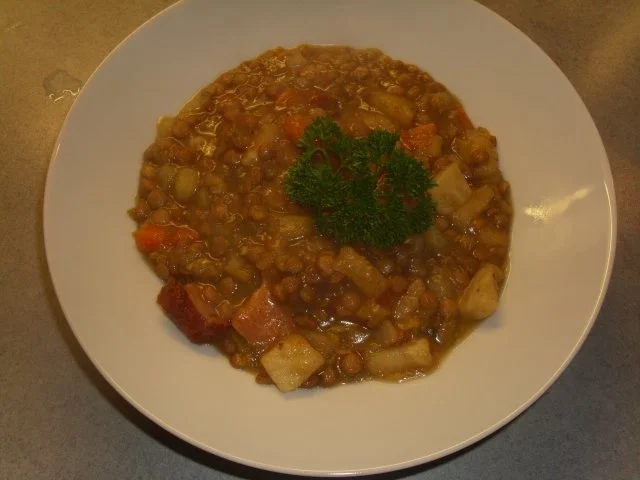 Tempo-Linsen mit Ananas - Rezept