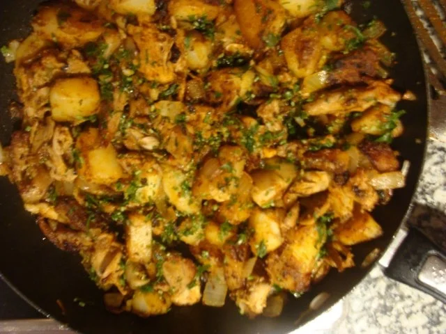 Fleisch : Spanferkel - Gröstl - Rezept - Bild Nr. 2