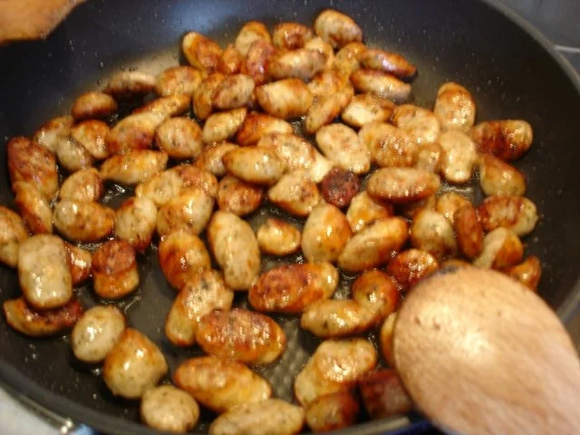 Rezept: Kartoffelsuppe mit Rost-Bratwürsten Bild Nr. 11 Kartoffelsuppe mit Rost-Bratwürsten - Rezept - Bild Nr. 11