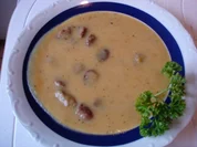 Rezept: Kartoffelsuppe mit Rost-Bratwรผrsten Kartoffelsuppe mit Rost-Bratwรผrsten - Rezept