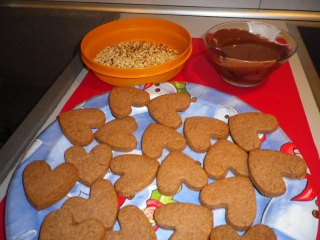 Ei -  Mandel - Herzen - Rezept - Bild Nr. 2