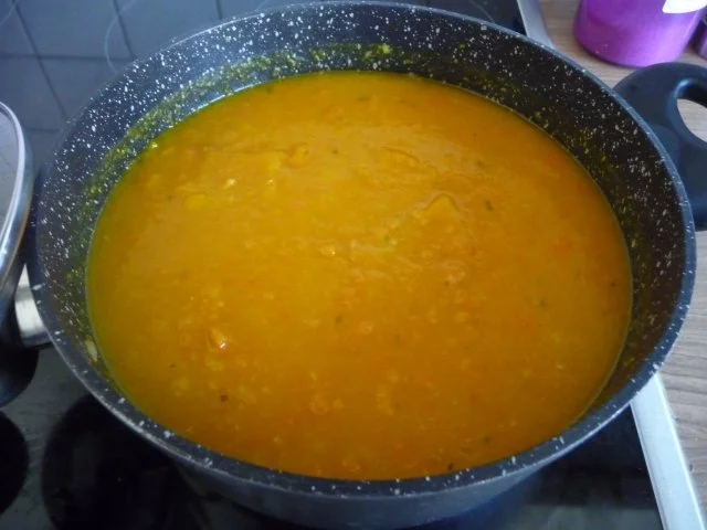 Schmalhans - Küchenmeister : Kürbissüppchen mit Würst´le drin - Rezept - Bild Nr. 7