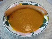 Schmalhans - Küchenmeister : Kürbissüppchen mit Würst´le drin - Rezept