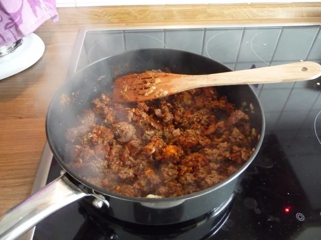 Rezept: Hackfleisch : Hackfleisch nach Gyros Art Bild Nr. 4 Hackfleisch : Hackfleisch nach Gyros Art - Rezept - Bild Nr. 4