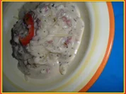 Linguine con Panna e´ Formaggio - Rezept