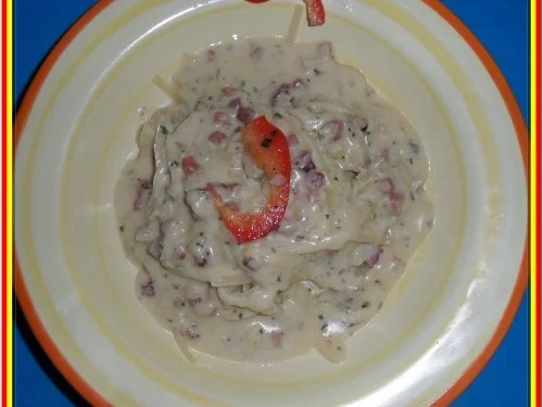 Linguine con Panna e´ Formaggio - Rezept - Bild Nr. 5