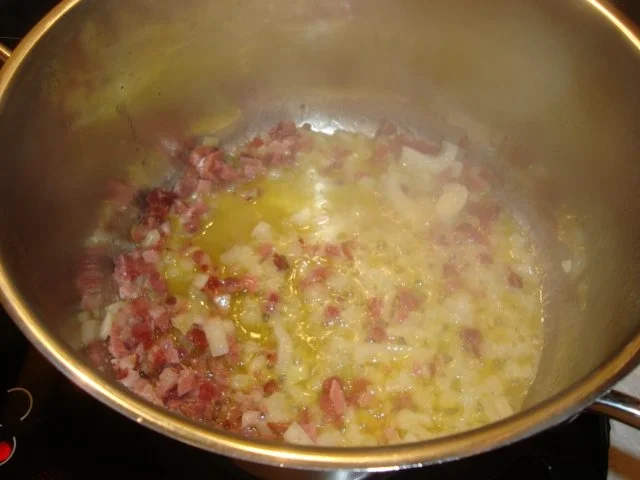 Dicke Bohnen mit Speck-Sahne-Sauce - Rezept - Bild Nr. 2