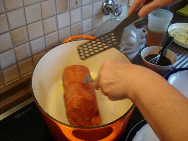 Kasseler mit Honig-Chili-Kruste - Rezept - Bild Nr. 9