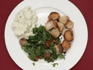 Rucolasalat mit Obatzda und Brezencroutons (Sandra Steffl) - Rezept - Bild Nr. 9