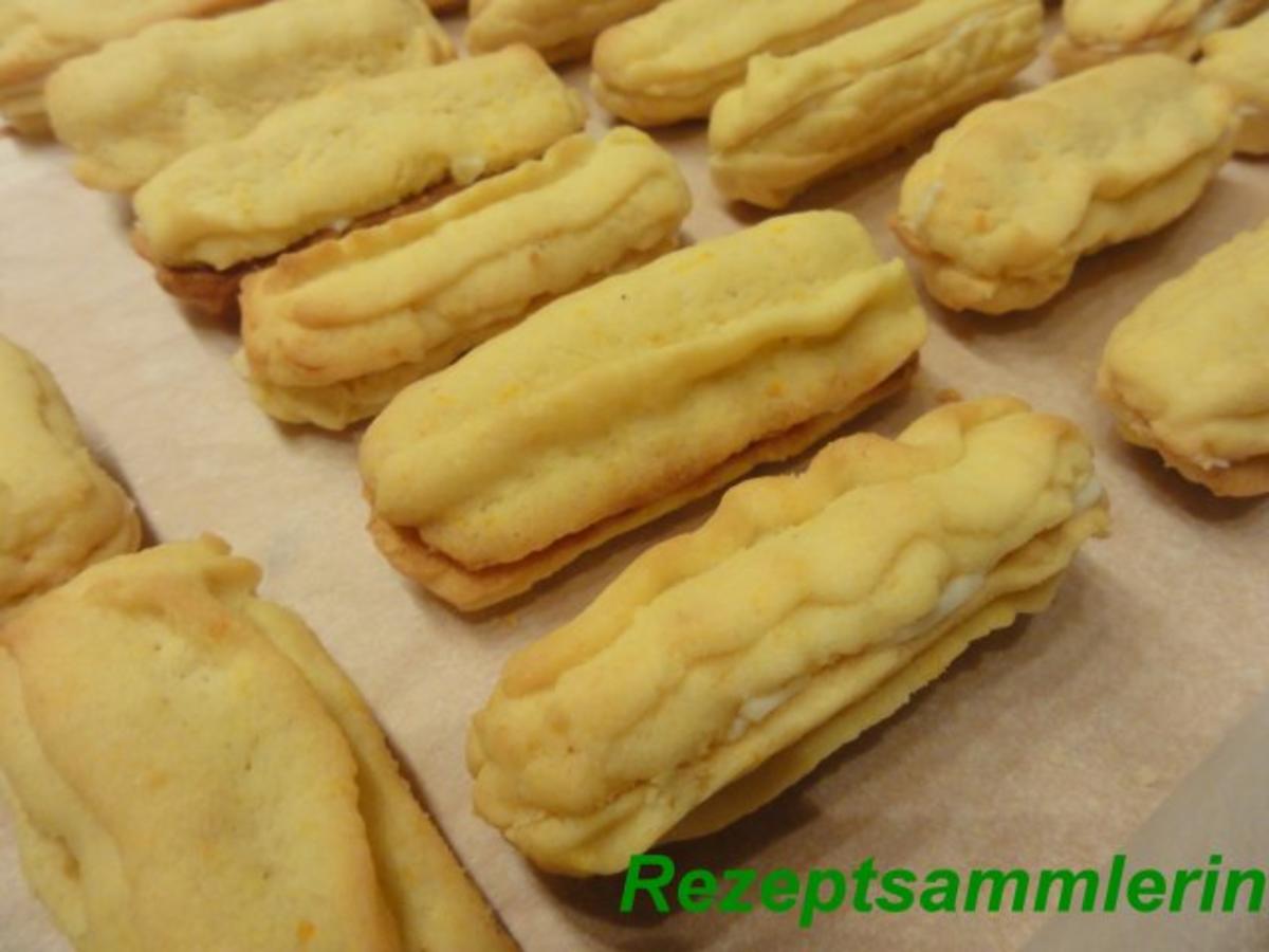Bilder für Kekse: ORANGENSTÄBE mit Cointreau-Füllung - Rezept