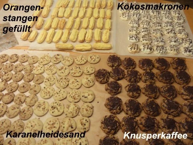 Kekse:   ORANGENSTÄBE mit Cointreau-Füllung - Rezept - Bild Nr. 2