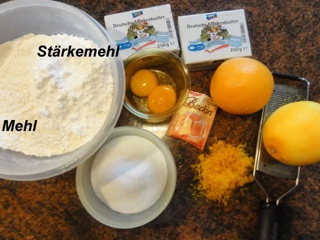 Kekse:   ORANGENSTÄBE mit Cointreau-Füllung - Rezept - Bild Nr. 3