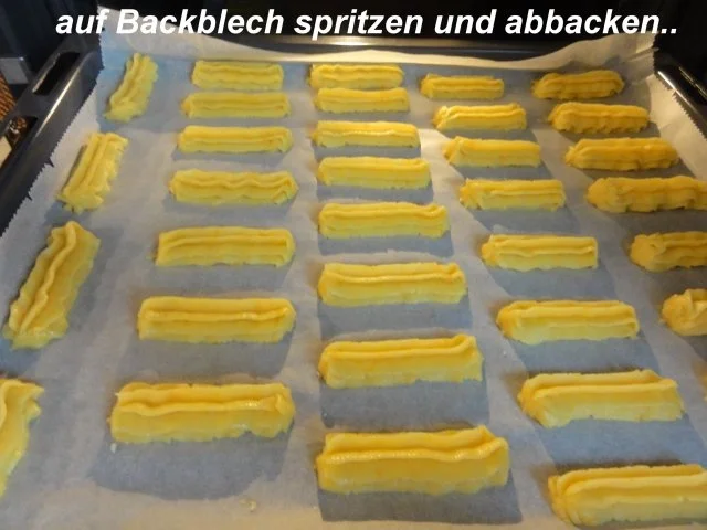 Kekse:   ORANGENSTÄBE mit Cointreau-Füllung - Rezept - Bild Nr. 6