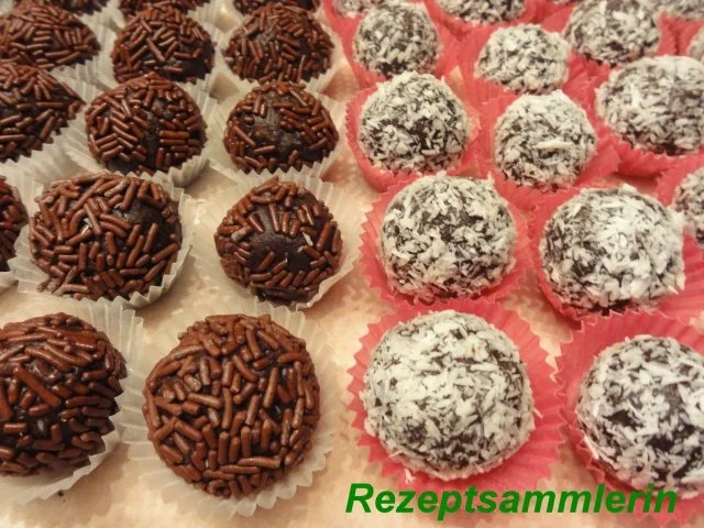 Konfekt:   RUMKUGELN - Rezept