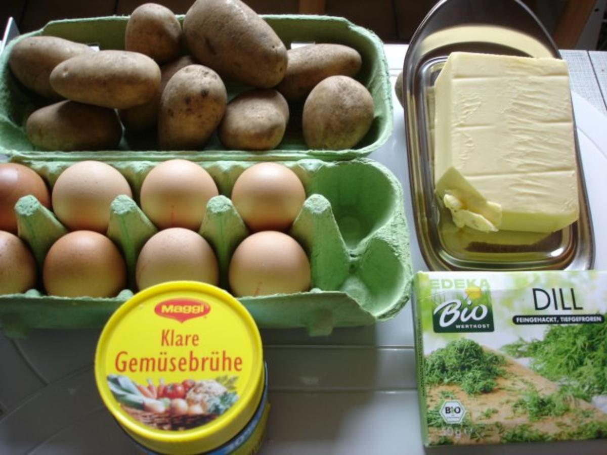 Eier in Dillsoße mit Kartoffeln - Rezept - Bild Nr. 2