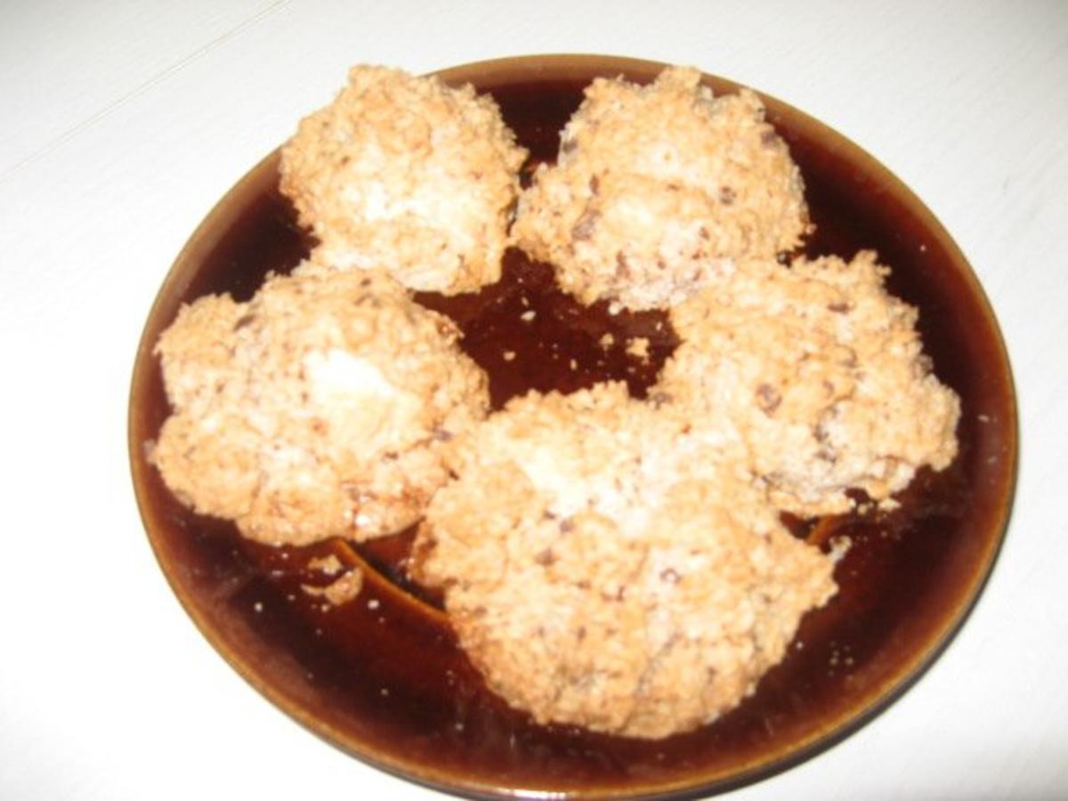Kokosmakronen mit Schokostückchen - Rezept