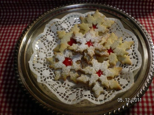 Rezept: Himbeersterne Bild Nr. 2 Himbeersterne - Rezept - Bild Nr. 2