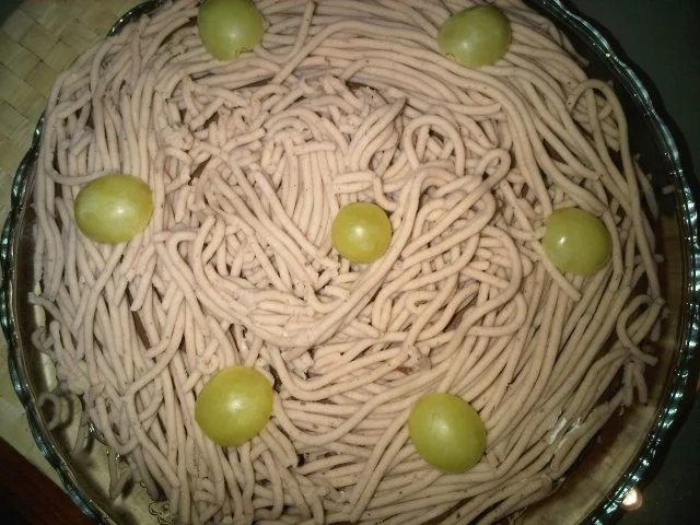 Vermicelles-torte - Rezept