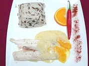 Filets de sole sur une sauce d´orange et poireau - Rezept