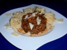 Pasta mit Tatar-Aubergine-Soße - Rezept