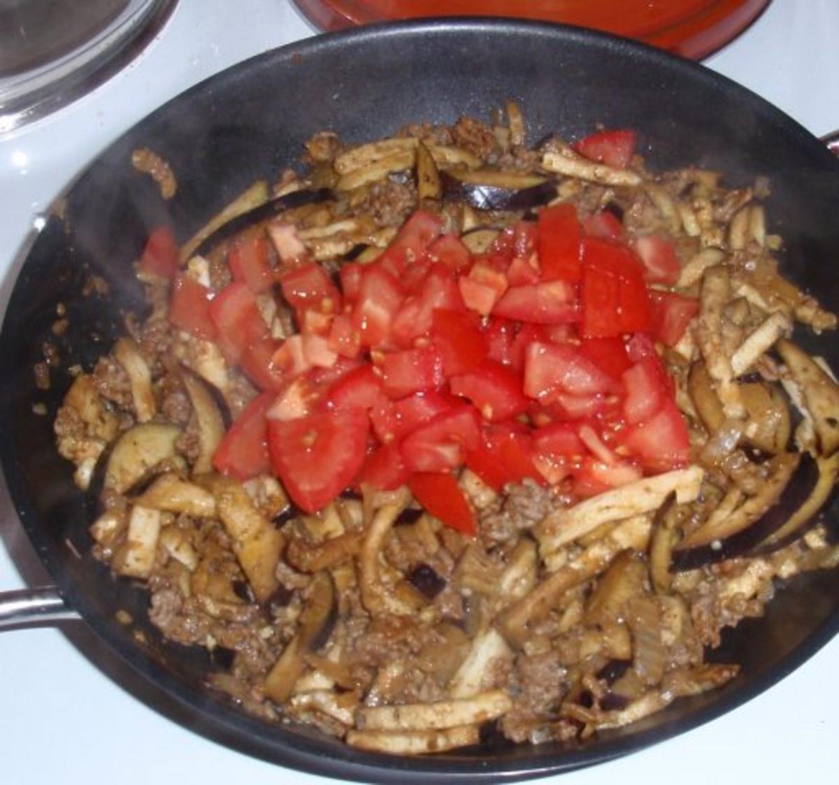Pasta mit Tatar-Aubergine-Soße - Rezept - Bild Nr. 8