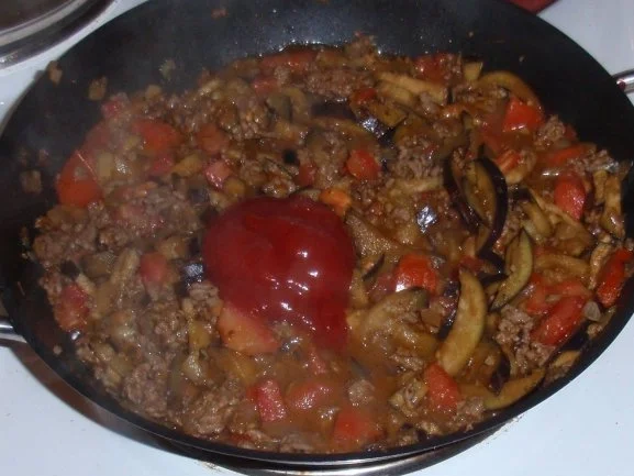 Pasta mit Tatar-Aubergine-Soße - Rezept - Bild Nr. 9