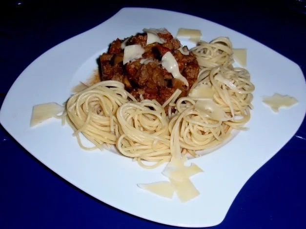Pasta mit Tatar-Aubergine-Soße - Rezept - Bild Nr. 12