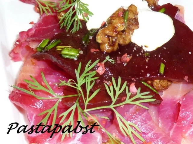 Rezept: Marmorierter Lachs mit Rote Bete Bild Nr. 10 Marmorierter Lachs mit Rote Bete - Rezept - Bild Nr. 10