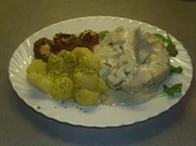 Blumenkohl mit einer Frischkäsesosse - Rezept