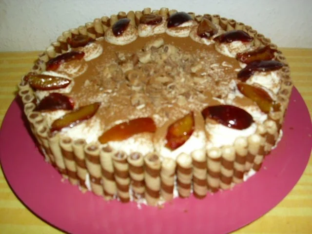 Zwetschen-Waffel-Torte - Rezept