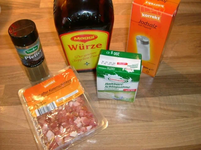 Specksahnesoße - Rezept