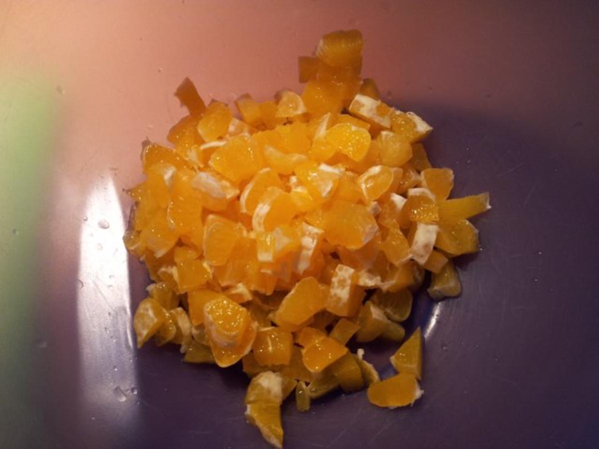 Möhrenrohkost mit Orangen, getrockneten Pflaumen und Äpfeln - Rezept - Bild Nr. 2