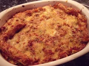 Rezept: Cannelloni mit Gemรผse-Kรคse-Fรผllung in Tomatensauce; pikantes Auflauf-/Ofengericht Cannelloni mit Gemรผse-Kรคse-Fรผllung in Tomatensauce; pikantes Auflauf-/Ofengericht - Rezept