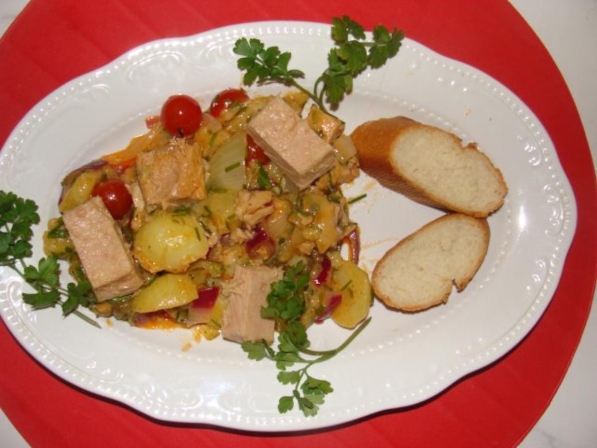 Salat : Weißer Thunfisch of Senegal - Rezept