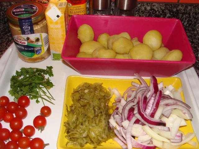 Rezept: Salat : Weißer Thunfisch of Senegal Bild Nr. 3 Salat : Weißer Thunfisch of Senegal - Rezept - Bild Nr. 3