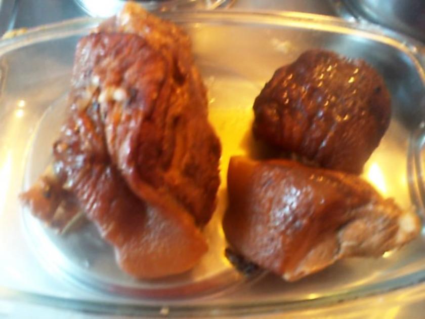 Eisbein Haxe aus dem Backofen - einfach - 43 kcal/100g Eisbein Haxe aus dem Backofen - einfach - 43 kcal/100g