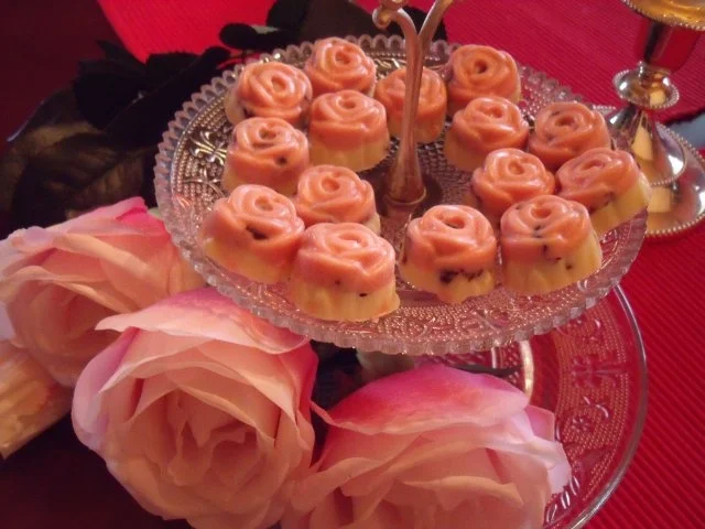 Pralinen: Weiß-rosa Kokostraum - Rezept