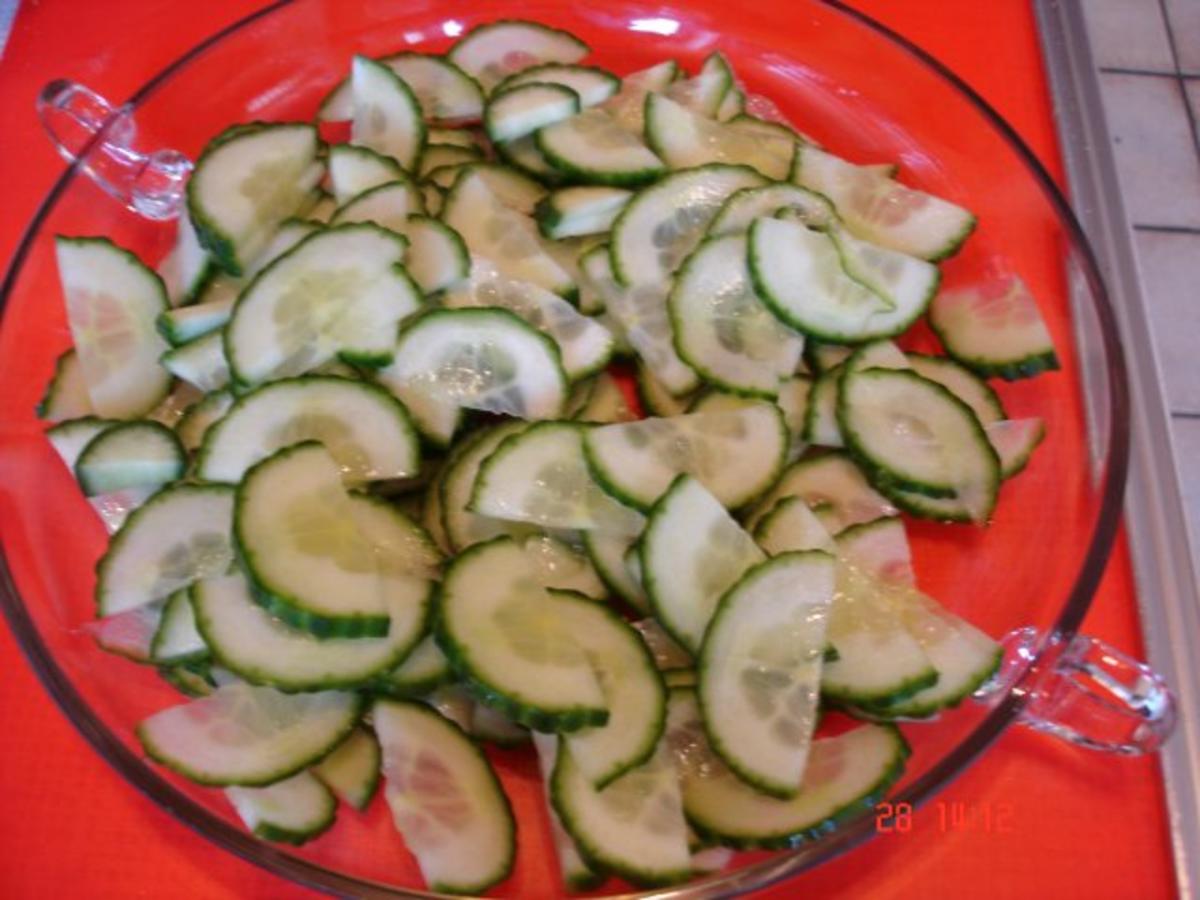 Gurkensalat süss-sauer - Rezept - Bild Nr. 10