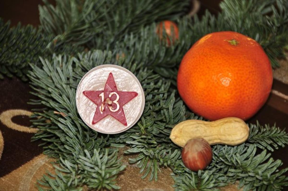 Adventskalender 13. Tag: Orangen-Nougat-Sterne - Rezept - Bild Nr. 2