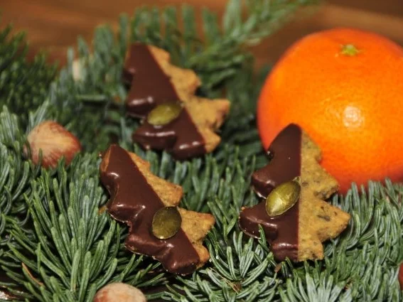 Adventskalender 9. Tag: Kürbis-Schoko-Bäumchen - Rezept