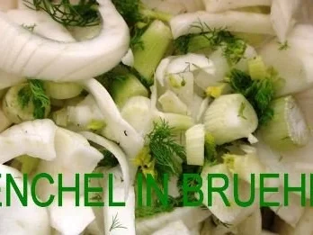 Hühnerleber mit Apfel-Quitte-Spalten und Fenchel-Kartoffelpürrée - Rezept - Bild Nr. 6
