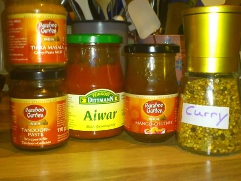 Indisches Hühnchen mit Zucchini (-Kürbis)-Gemüse - Rezept - Bild Nr. 3