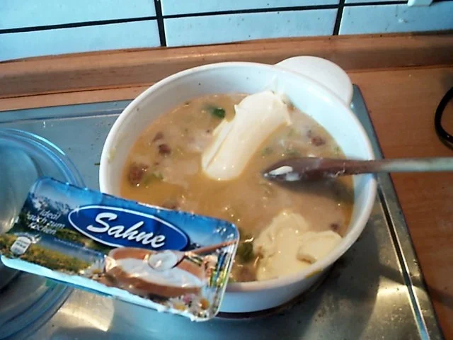 Cremige Lauchsuppe mit Hackbällchen - Rezept - Bild Nr. 9
