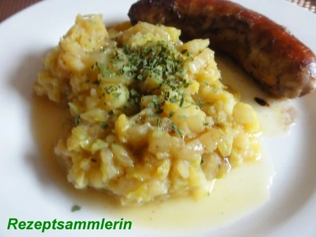 Gemüse:   CHINAKOHL  pikant abgeschmeckt - Rezept